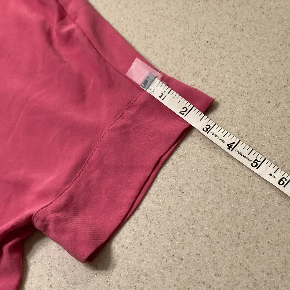 Rachel Zoe Pink Button Down Shirt Women Size Oversized Small - Picture 6 of 9